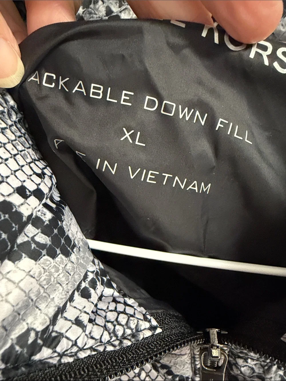 Michael kors puffer jacket